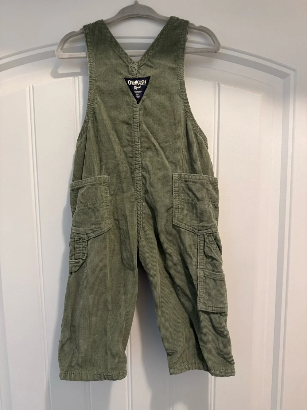 OshKosh B'gosh Olive Green Corduroy Overalls